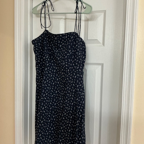 Old Navy Blue and White Sundress, Size Large - Picture 2 of 6